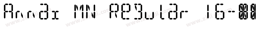 Annai MN Regular 16字体转换